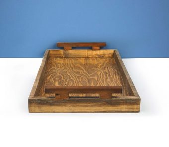 Wooden serving tray