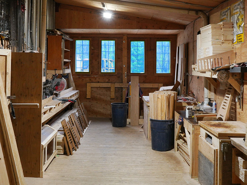 Greenwood woodworking shop