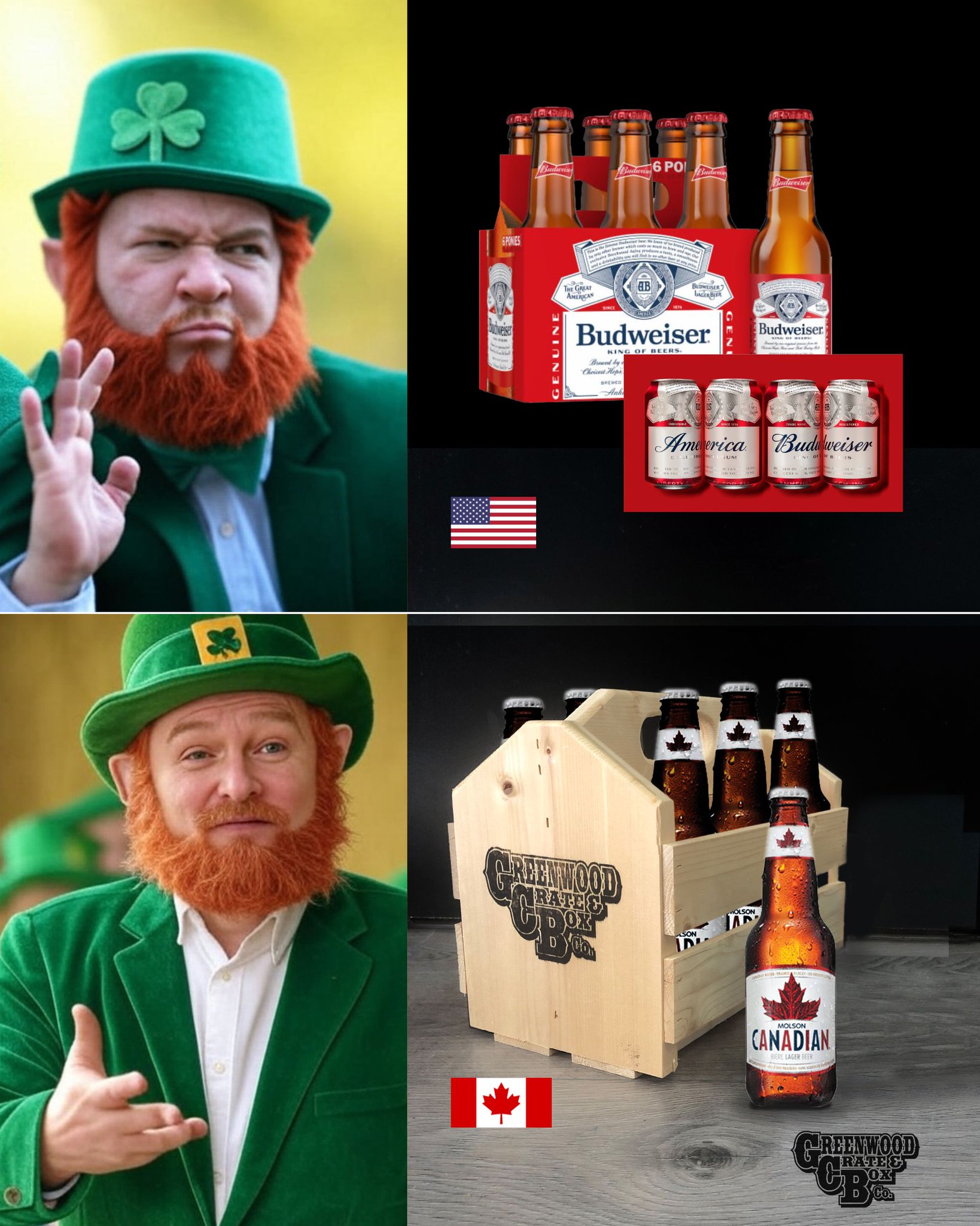 Beer crate from Greenwood Crate and Box social post